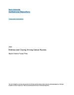 Distress and coping among cancer nurses